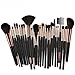 Produktbild Make-up Pinsel Set 25 Pcs,erthome Schmink Pinselset Professionelle Bilden Gesicht Lidschatten Eyeliner Foundation Blush Augenbraue Concealer Gesichtspinsel Schminkpinsel Kosmetikpinsel (Schwarz)