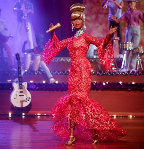 Barbie Inspiring Women muñeca Celia Cruz con base y certificado miniatura 2