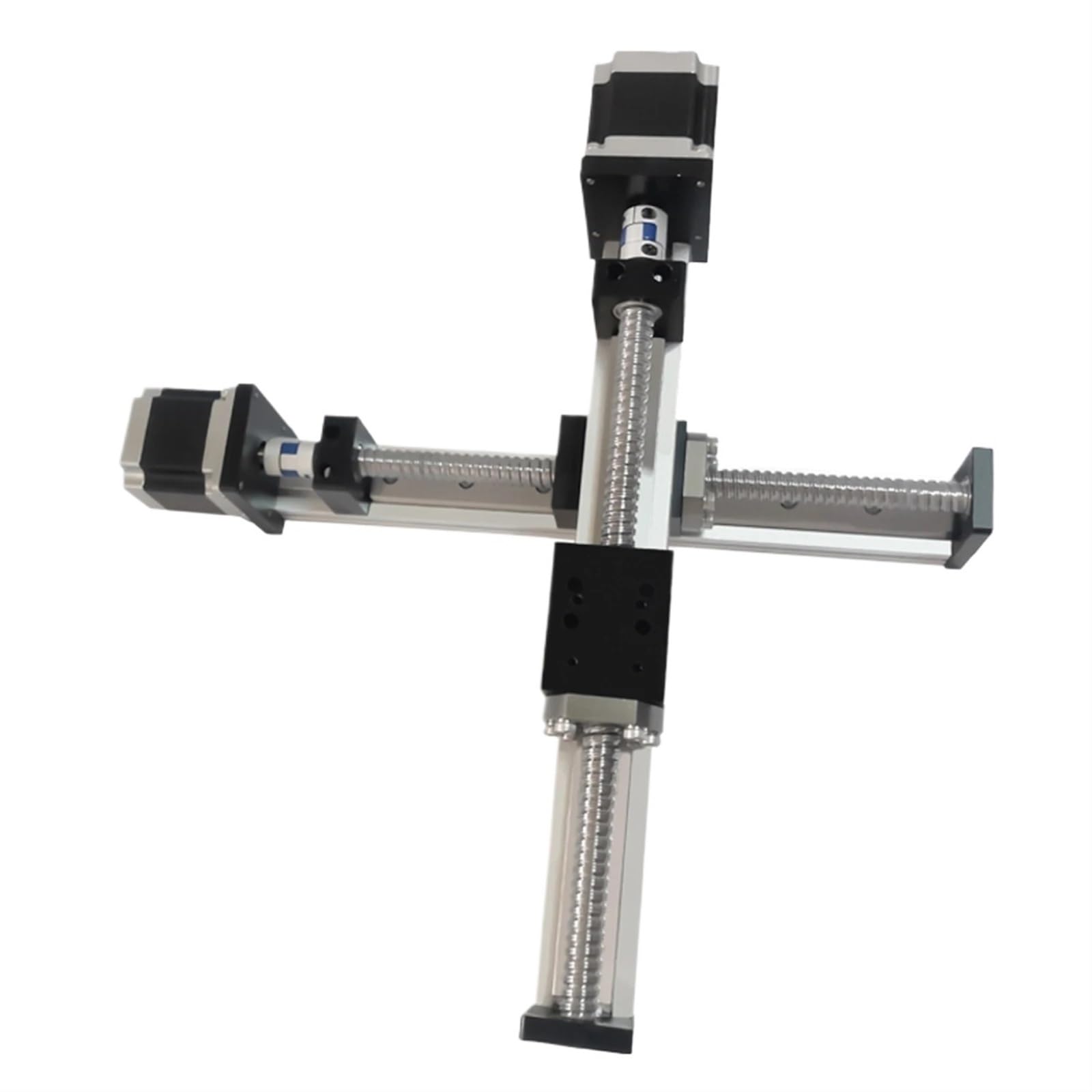 JWBSTUIW Ball Screw Slide Guide Two-axis Electric Linear Motion Sliding Table Metal Guide Rail Sliding Table Actuator Suitable(Stroke 100mm)