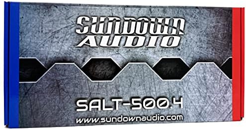 Sundown Audio SALT-500.4 Series 2000W RMS 4 Channel Car Amplifier