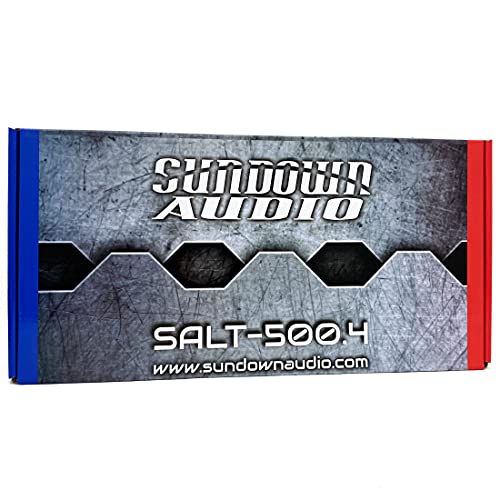 Sundown Audio SALT-500.4 Series 2000W RMS 4 Channel Car Amplifier