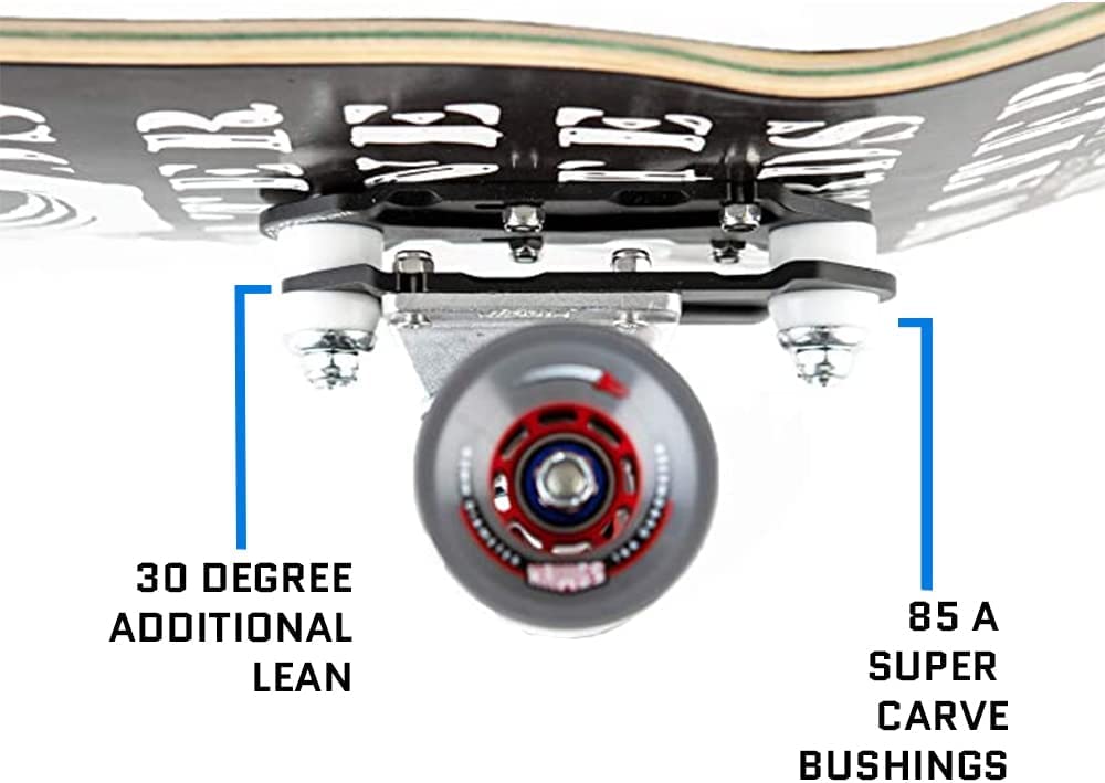 WATERBORNE SKATEBOARDS Fin System - Surf and Rail Adapter High Performance Pack - Surfskate Trucks Fit Any Skateboard - Adjust Patented Fins for 3 Surf Skate Modes - Carving Truck for Surf Skateboard