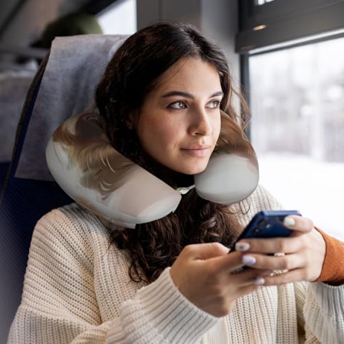 Almohada de espuma viscoelástica para cuello de viaje miniatura 6