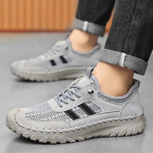 Zenfaze Orthopedic Shoes for Men, 2025 Slip on Orthopedic Hiking Shoes, Breathable Mesh Arch Support All-Day Comfort3