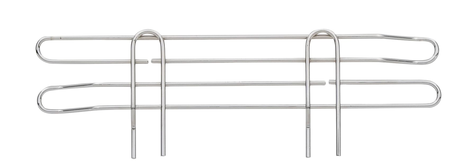 METROL18N-4C Super Erecta 4" High Stackable Ledge for Wire Shelving, Chrome, 18"