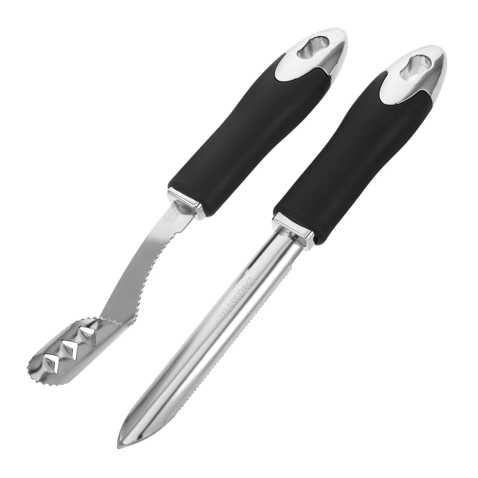 GALPADA Extractor De Núcleos Inoxidable Para Pimientos Y Verduras De Herramienta Descorazonadora Para Cocina Diseño Y Serrados Para Uso Rápido Y Práctico 2 Piezas X 4