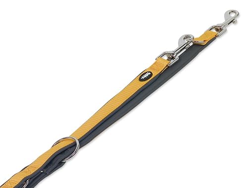 Nobby Classic Preno Traning Leash, 200 cm/15-20 mm, Naranja/Gris