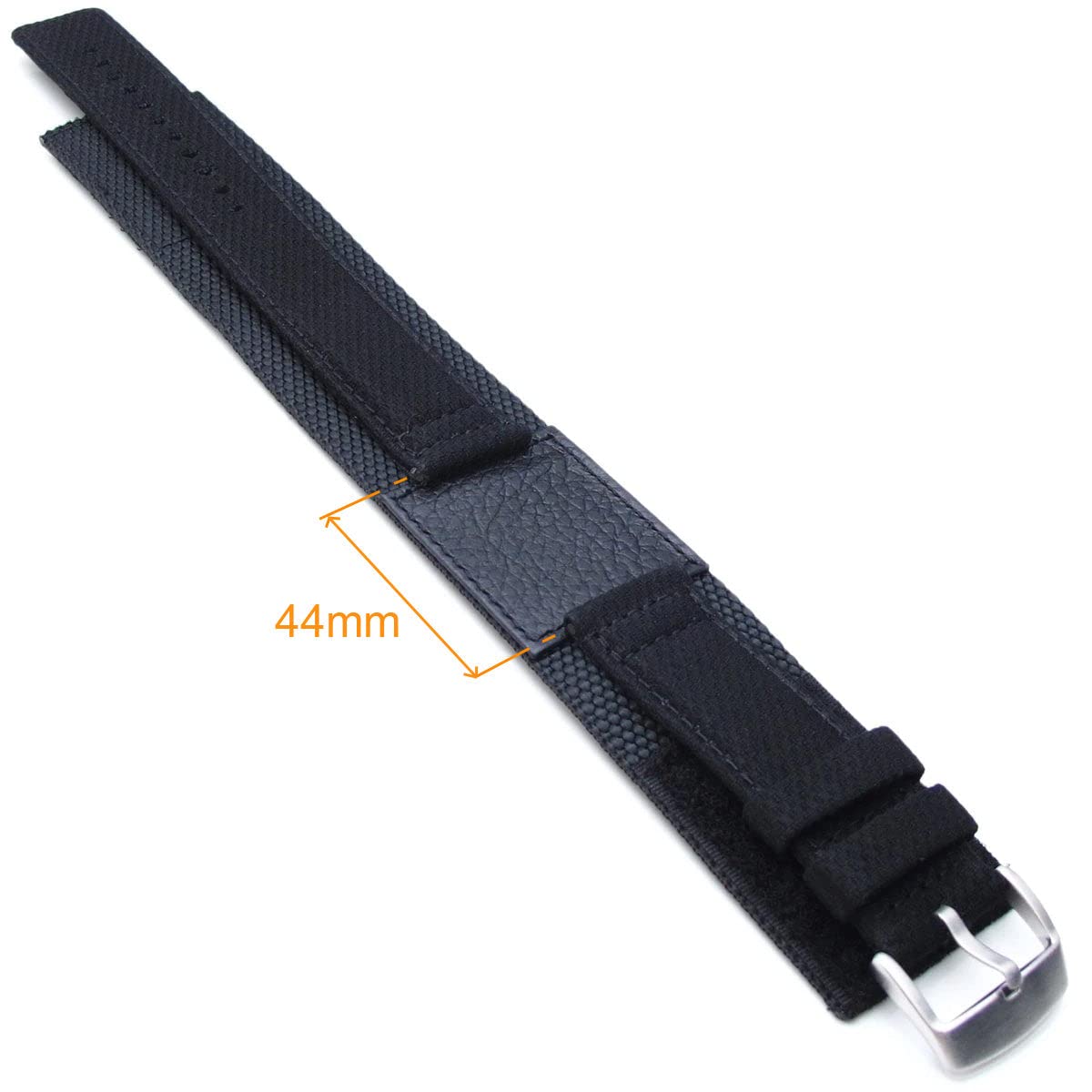 MiLTAT Cinturino tattico nero in nylon doppio strato 24 mm