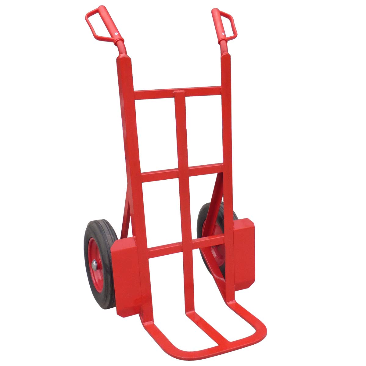 Lift Mate Red Heavy Duty Sack Truck For Rough Terrain, Garden Sack Barrow, Sack Trolley With Solid Rubber Wheels, 350Kg Capacity