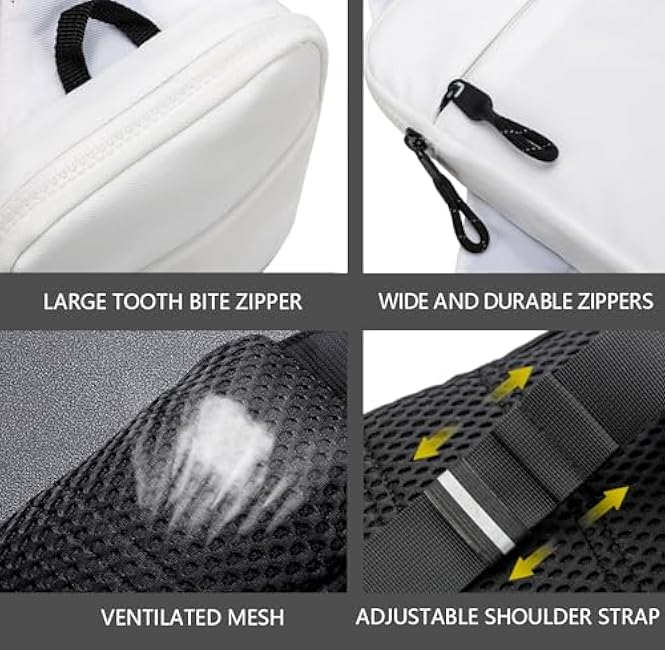 Mini Sling Bag for Men Women, Waterproof Utility Crossbody Backpack Chest Bag for Hiking Travel Sports Running