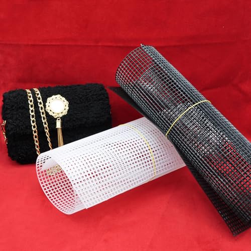 Image of 7 PCS Plastic Canvas Sheets, 6 Count Plastic Mesh Sheets for Embroidery, 9.84 x 13 Inch Eye Mesh for Embroidery, Knit Crochet Projects, DIY Handicraft, Make Dividers