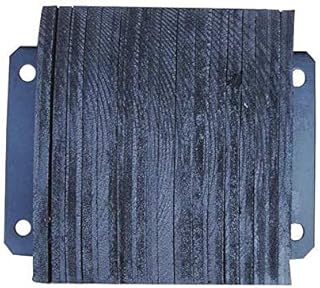 Rectangular Rubber Dock Bumper, 12 Inh X 16 Inw X 6 Ind,210416405