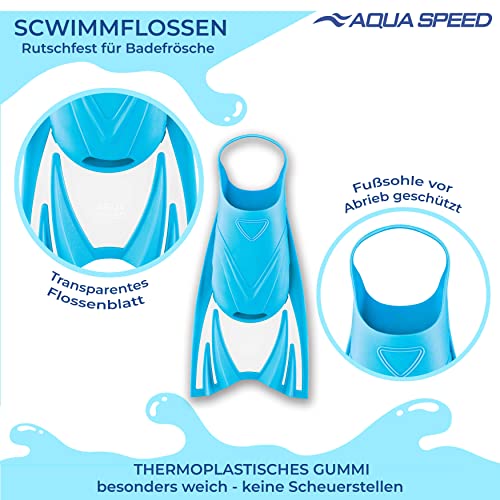 Aqua Speed - Frog Pinne Corte per Bambini |