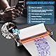 PFARRER Wireless Tattoo Drucker Tattoo Stencil Drucker Maschine Tattoo Transfer Drucker Professionelle (Upgraded), Thermo Tattoo Drucker mit 10pcs Transferpapier T106P-EU