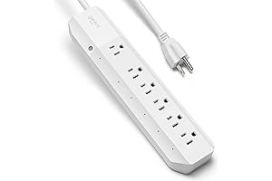 Geeni Surge 6-Outlet Smart Surge Protector Power Strip with Alexa