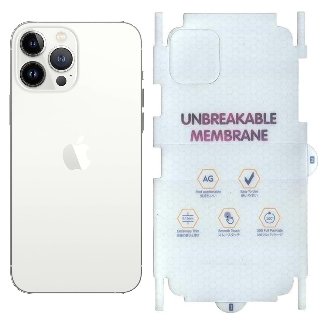 NISHTECH Matte Finish Full Body Cover Back Protector Compatible with iPhone 17 | Unbreakable Membrane Scratch Guard Full Fit Protective, Case Friendly, (Back & Side) (Pack of 1) — Amazon image 7