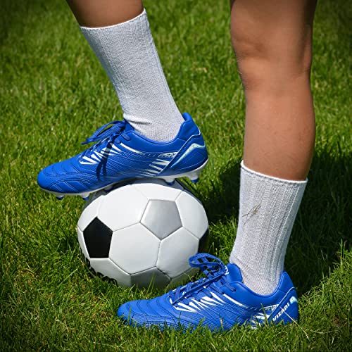 Vizari Valencia Firm Ground Soccer Cleats for Men & Women – Adult Football Shoes with Wide Fit, TPU Studs, Comfortable Design, Size 6.5 to 13 (Unisex)2
