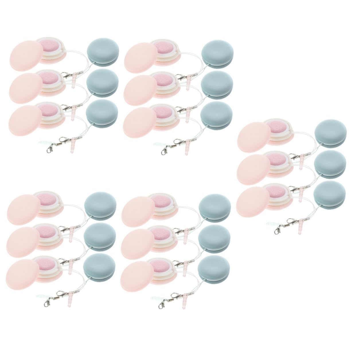 KOMBIUDA 30pezzi Salviette Macaron Per Pulizia Occhiali e Schermi Panni Microfibra Colorati Per Smartphone Laptop e Lenti Pratico e Portatile Senza Graffi