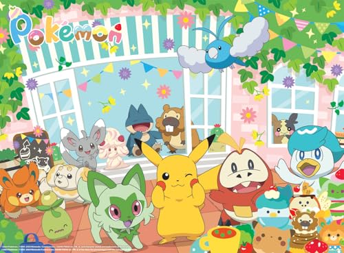 Buffalo Games - Pokemon - Happy Cafe - 1000 Piece Jigsaw Puzzle for Adults -Challenging Puzzle Perfect for Game Nights - Finished Size is 26.75 x 19.75 by Buffalo Games - Used condition - US$13.88