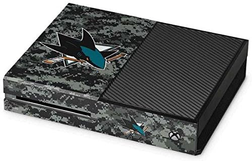 Skinit Decal Gaming Skin Compatible with Xbox One Console - Officially Licensed NHL San Jose Sharks Camo Design