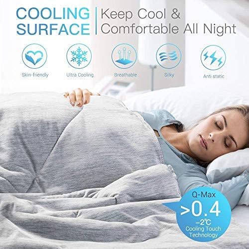 Luxear Edredón Fresco de Verano, Fibra Refrigerante ARC-Chill | Q-MAX 0,5, 2 en 1 Doble Cara para 4 Estaciones, Suave y Transpirable