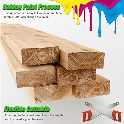 Poteaux de séparation en bois pour structurer l'entrée et le bureau sans percer le plafond - 4