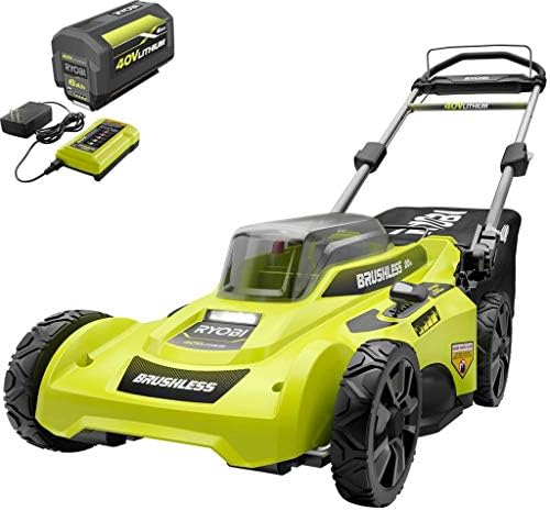 RYOBI Lawn Mower 20 in. 40-Volt Lithium 