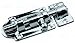 Barrel Bolt 2-12 inches inches Chrome Bras