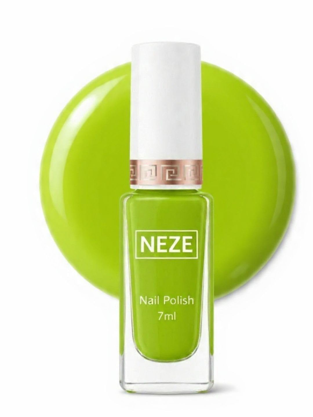 NEZE Nail Polish, 7 ml, Red (LIME GREEN) | Vibrant Color, Compact Bottle, Long-Lasting Finish, Easy Application, Glossy Look-image-25