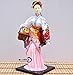 Produktbild Chinesische Hübsche Figur,Weiß Und Rosa,Handgefertigte Kleine Statue Ornament Vintage Skulptur Collectibles Statuette Artwork Einrichtung Geschenke Für Zu Hause Schreibtisch Wohnzimmer Schlafzimmer