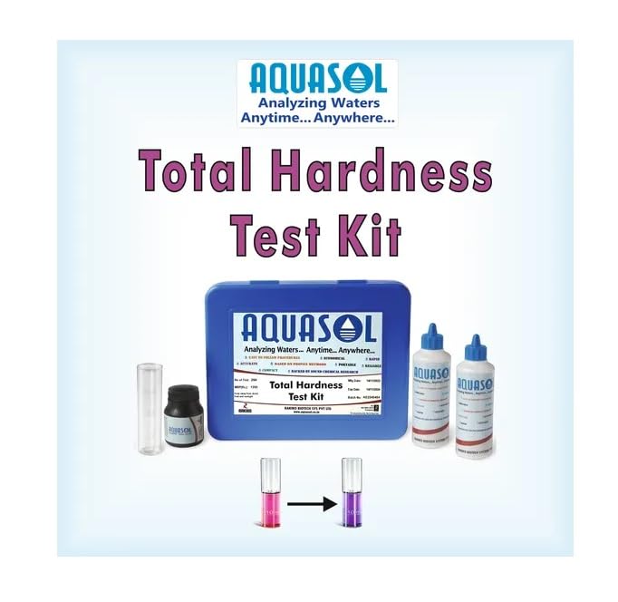 Image of Aquasol AE221 Total Hardness Test Kit 250 Tests (5-100 & 25-500 PPM (MG /L)