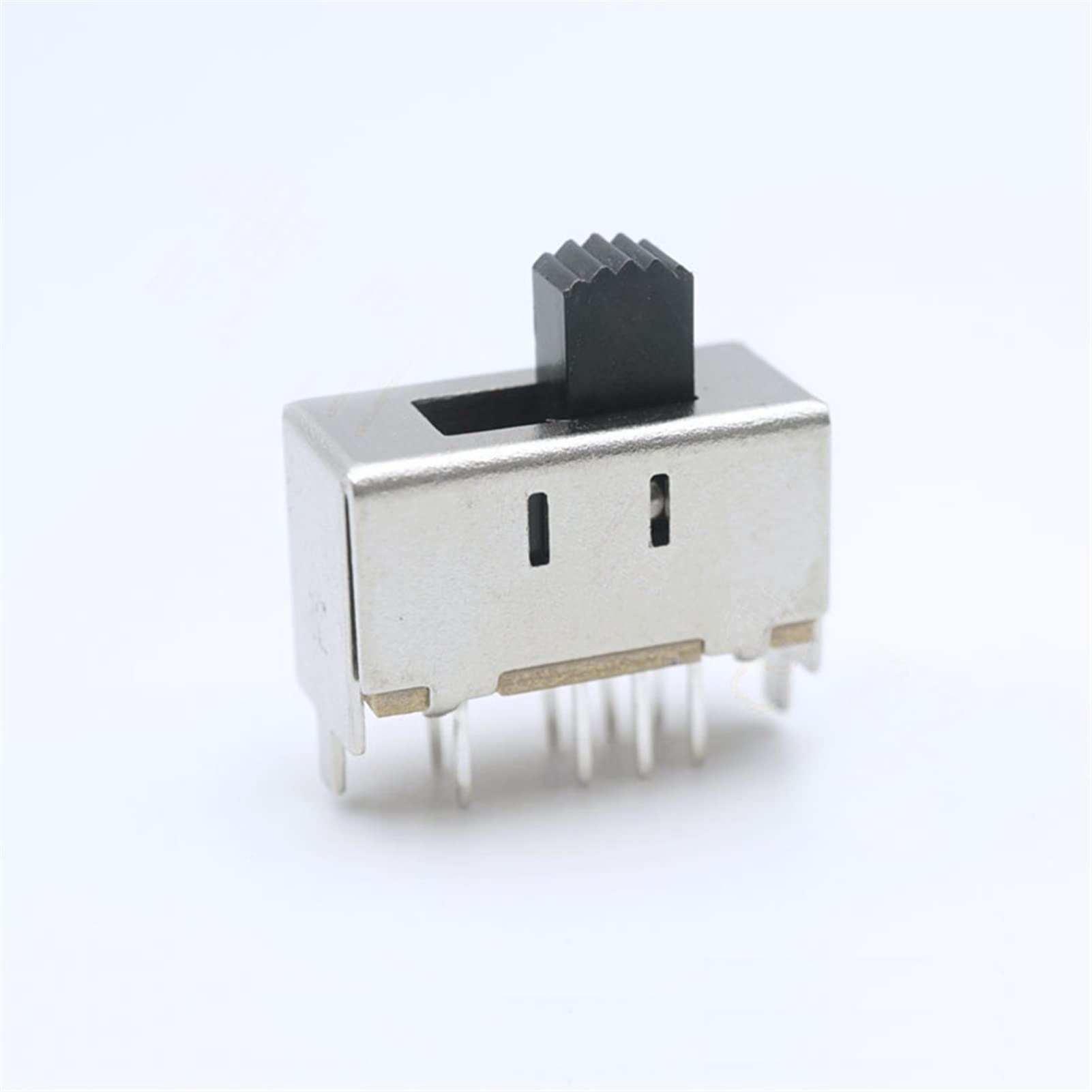 Interruttore a Scorrimento 100PCS Micro Mini Interruttore a levetta Pulsante 8 Pin 3 Posizione 2P3T Interruttore a levetta Doppio Interruttore a Scorrimento Verticale