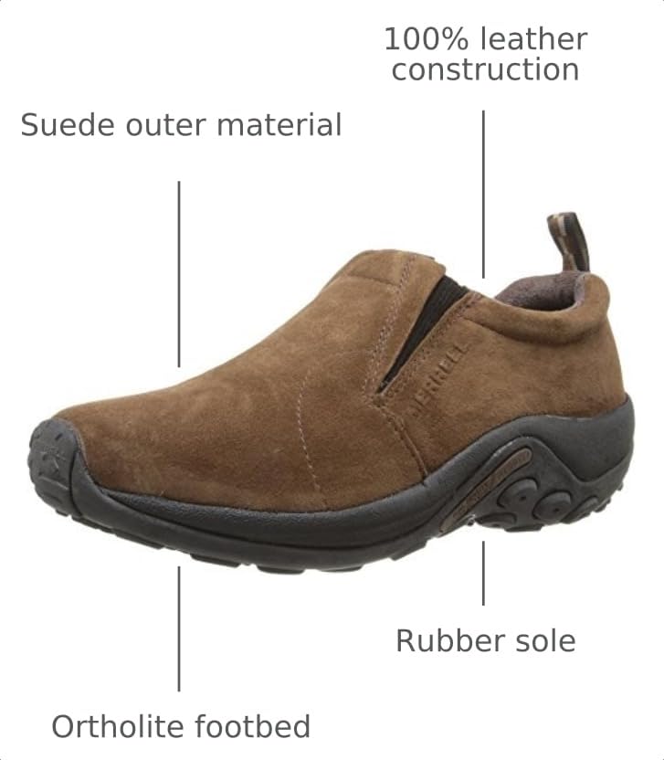 Image of Merrell Men's Jungle Leather Slip-On Shoe