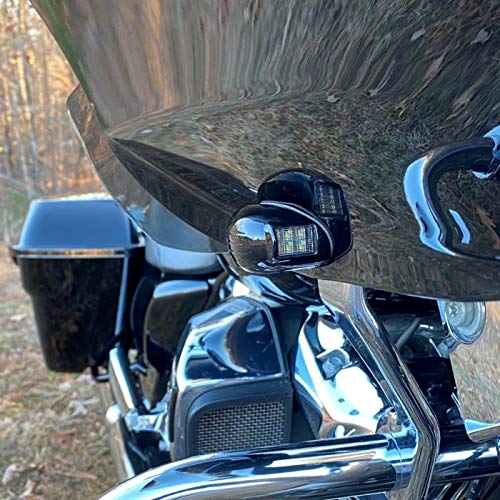 HARLEY DAVIDSON ウインカー 7 inch Motorcycle Windshield Windscreen Wind Splitter