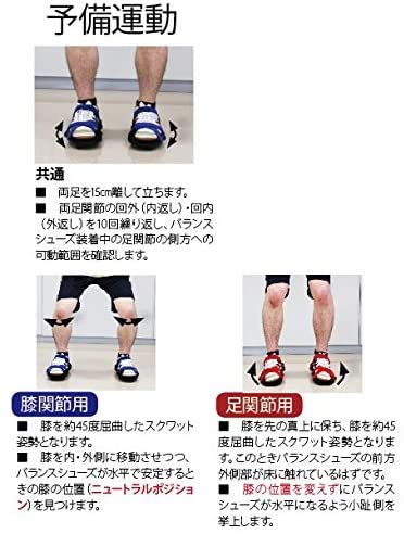 Amazon.co.jp: リアラインバランスシューズ 膝関節用 青(M) : ファッション