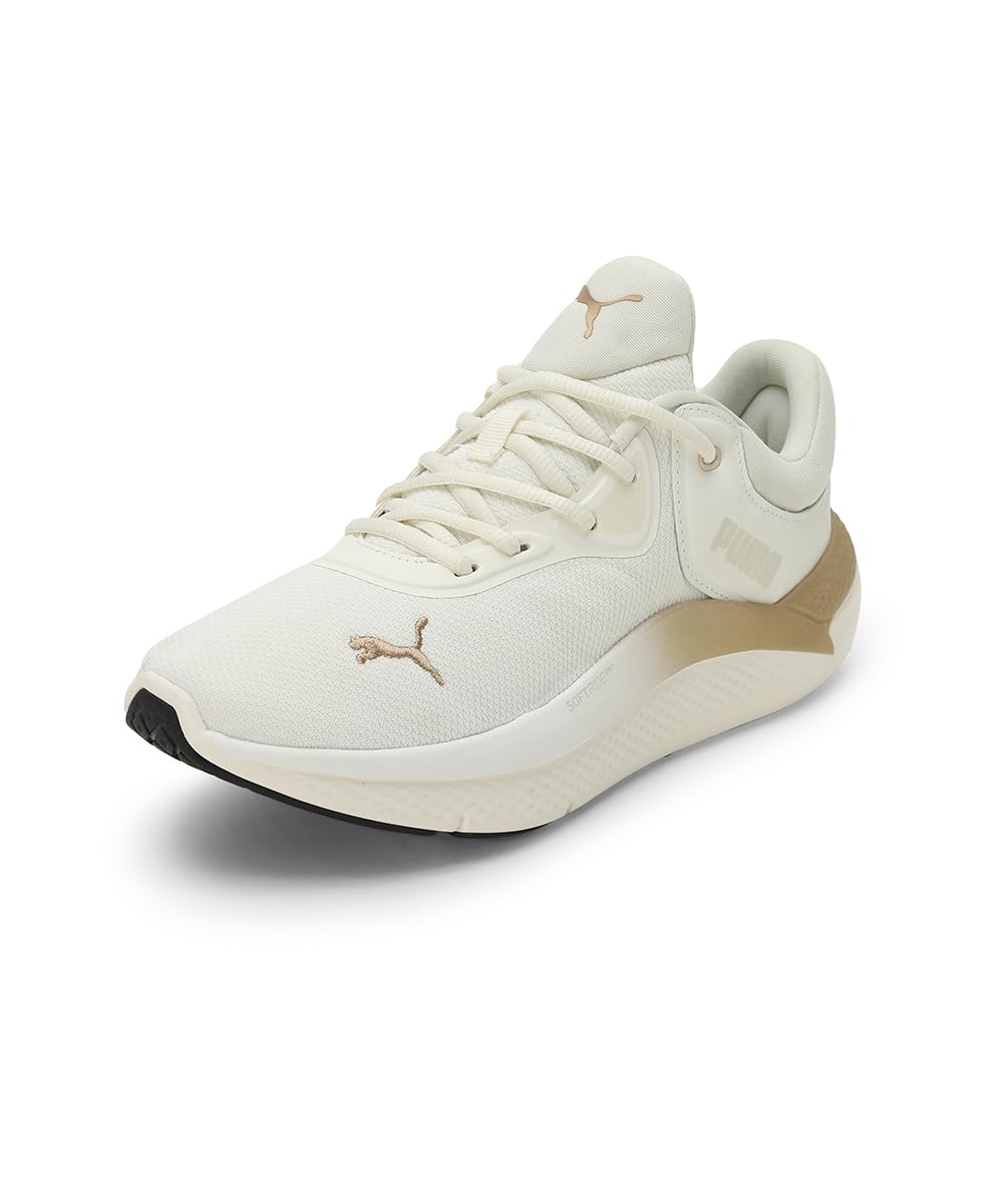 Puma Womens Softride Pro Molten Metal Wn Warm White-Black-Gold-Matte Gold Running Shoe - 8 UK (37885202) (B0CBPWPSYT) Amazon Price History, Amazon Price Tracker
