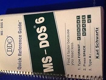 Spiral-bound Quick Reference Guide: DOS 6 Book