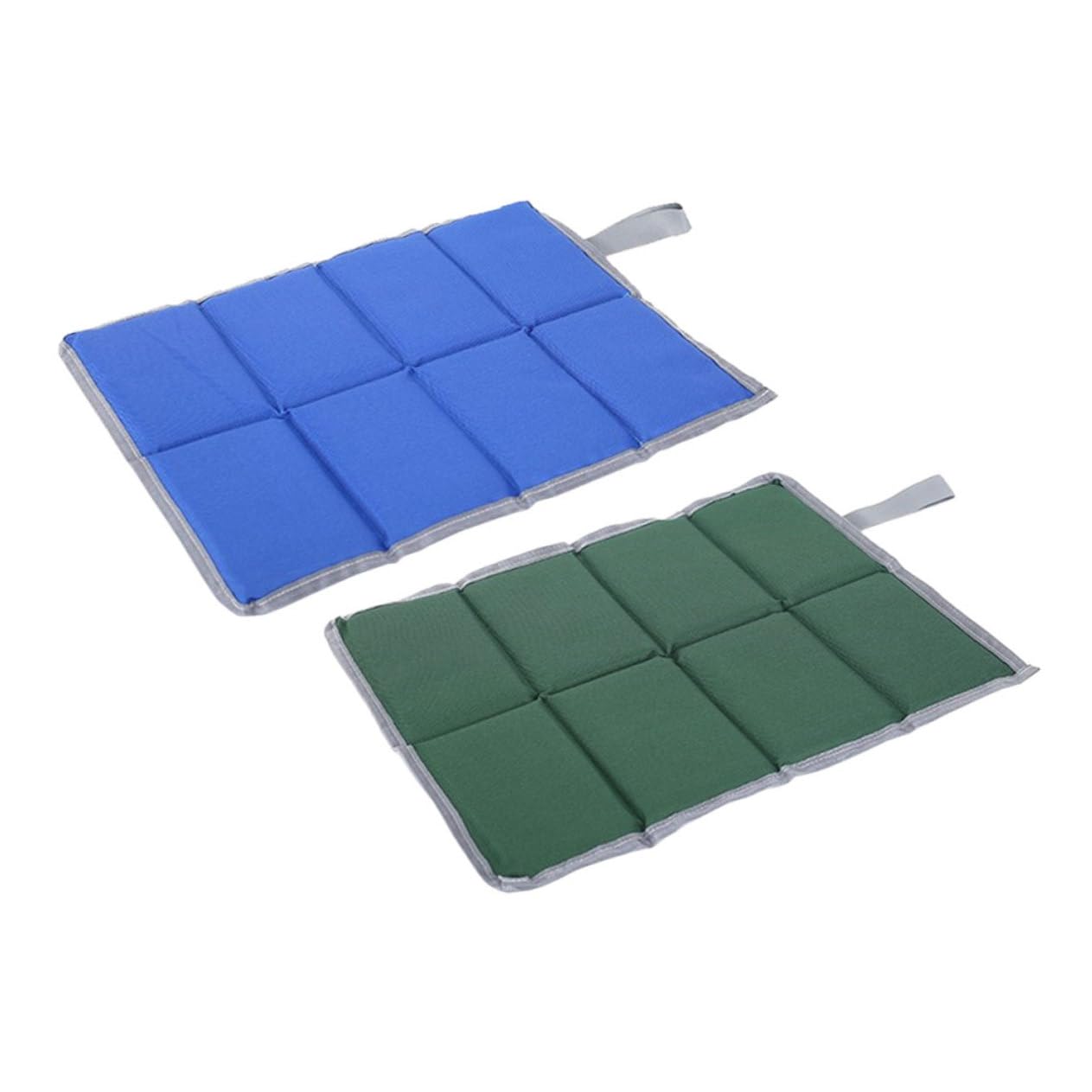 ifundom Cojín A Prueba De Humedad Asientos Almohadillas Almohadilla del Asiento Exterior Cojines para Acampar Almohadilla para Silla De Camping Algodón Perlado 2 Piezas X 4