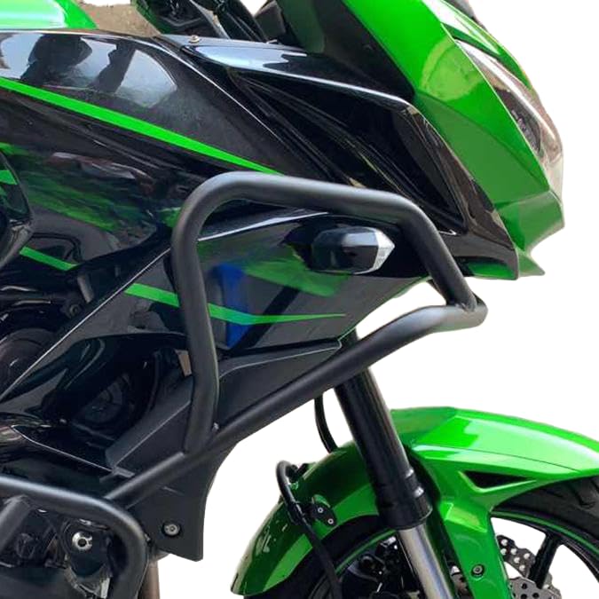 Barre de Protection supérieure inférieure du Moteur de Moto Versys650 Protection de Cadre de Pare-Chocs Contre Les Chutes Compatible avec K-awasaki Versys 650 KLE650 2015-2021 (Supérieur)