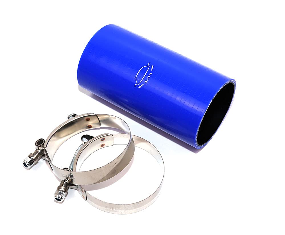 TenkeAuto 6" High Performance Silicone Coupler Hose + T Bolt Clamps - 3" ID, 4-Ply Reinforced For Turbo/Intercooler - View #10
