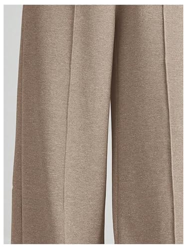 SHENHE Girl's Wide Leg Sweatpants Crossover Elastic Waist Loose Sweatpants Casual Athletic Pants3