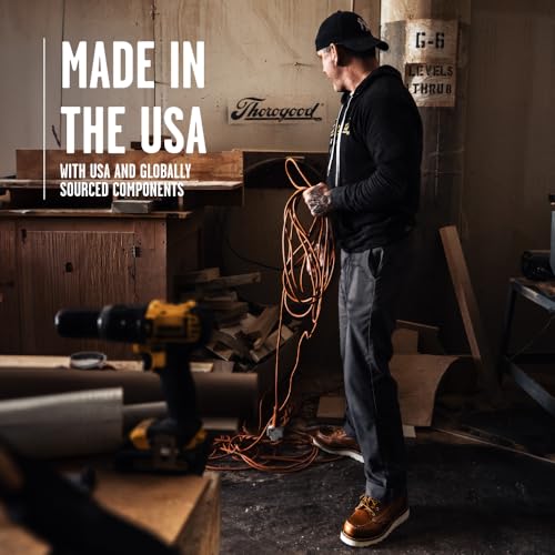 Image of Thorogood American Heritage 8 inch Steel Toe Work Boots for Men - Full-Grain Leather with Moc Toe, Slip-Resistant Wedge Outsole, and Comfort Insole; EH Rated