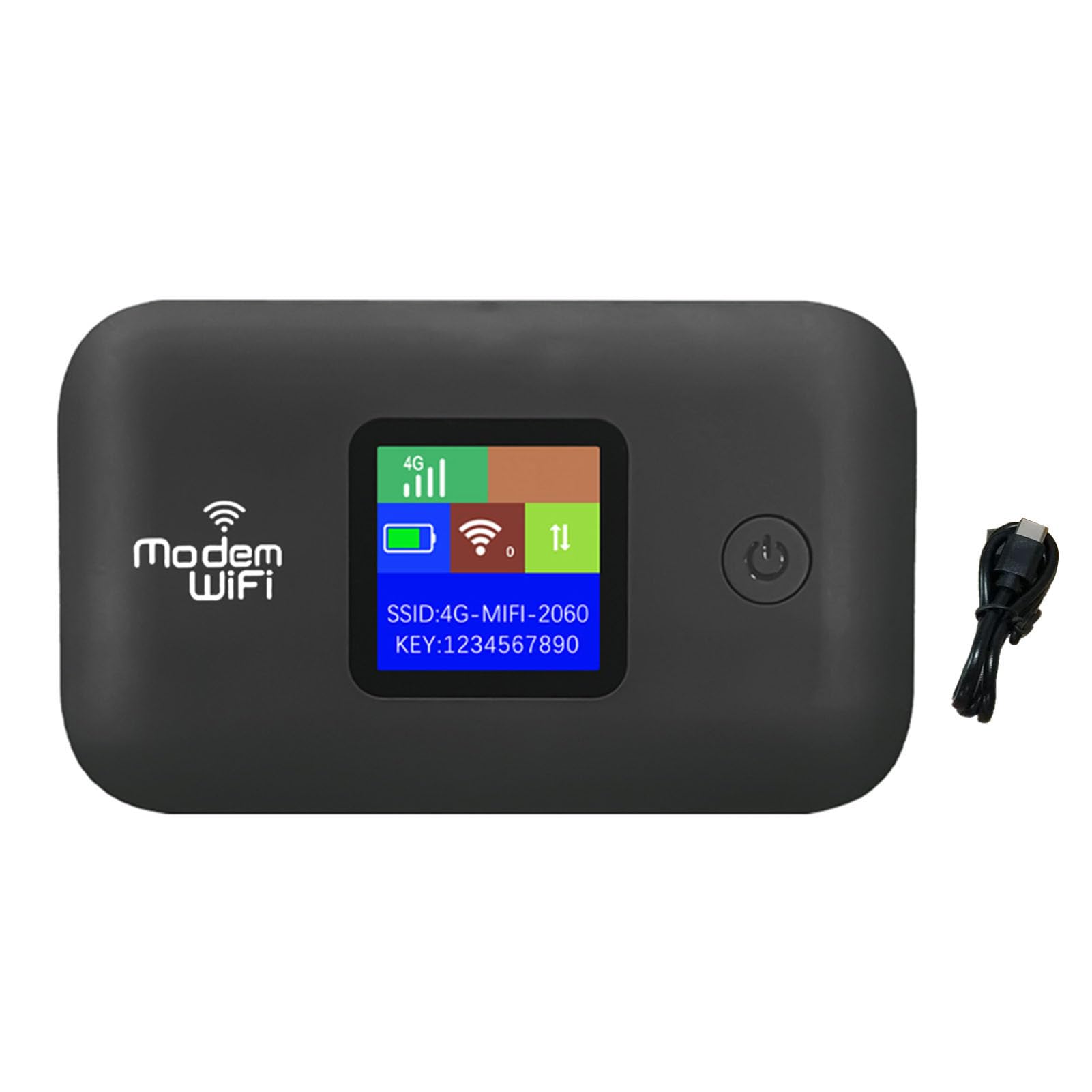 Mobilny Punkt Dostępu 4G LTE, Przenośny Router Podróżny 300 Mb/s z Gniazdem Karty SIM, Obsługa Udostępniania 10 Użytkowników, Kieszonkowe Urządzenie Sieciowe dla Europy Afryka