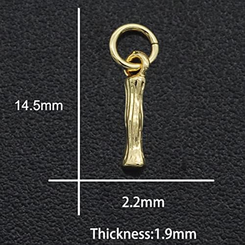ARFUKA Keyring Alphabet Keychain Stainless Steel Letter I Initial Key Ring Birthday Key Chain for Men and Women Gold - Image 4