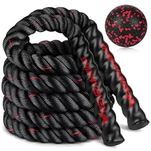 Weighted Jump Rope for Men and Women, 3lb 4lb 5lb Adult Heavy Skipping Rope, Jumprope for Fitness,Workout Equipment, Fitness Equipment for Home Gym Exercise,Improve Strength and Building Muscle