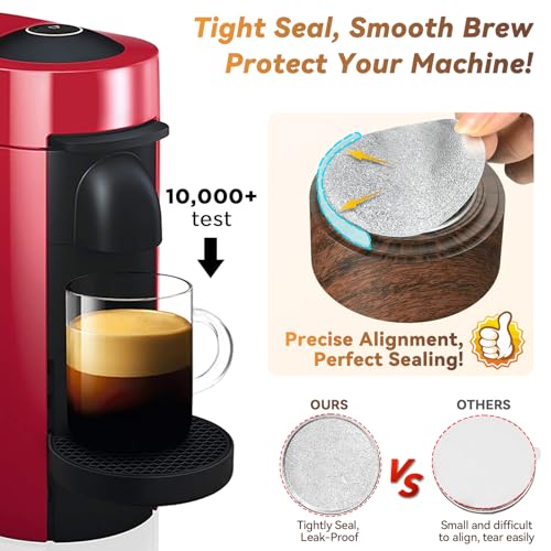 Capsule Vertuo réutilisable pour dosette Nespresso Vertuoline avec couvercles - 4