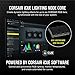 CORSAIR iCUE SP120 RGB Elite Performance 120mm PWM Triple Fan Kit with iCUE Lighting Node CORE - Black