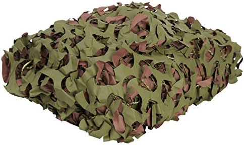Camonetz Military Camo Netting, Woodland 10ft x 10ft, Army Jungle Net from 100 sq ft