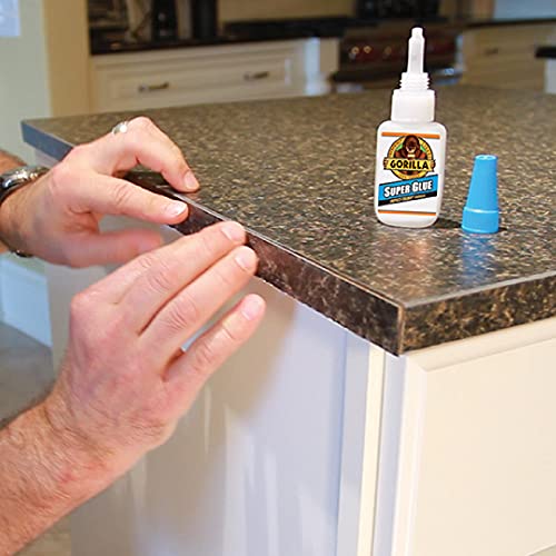 gorilla super glue xl clear glue 25 gram pack of 2 - all purpose and fast setting for projects and repairs