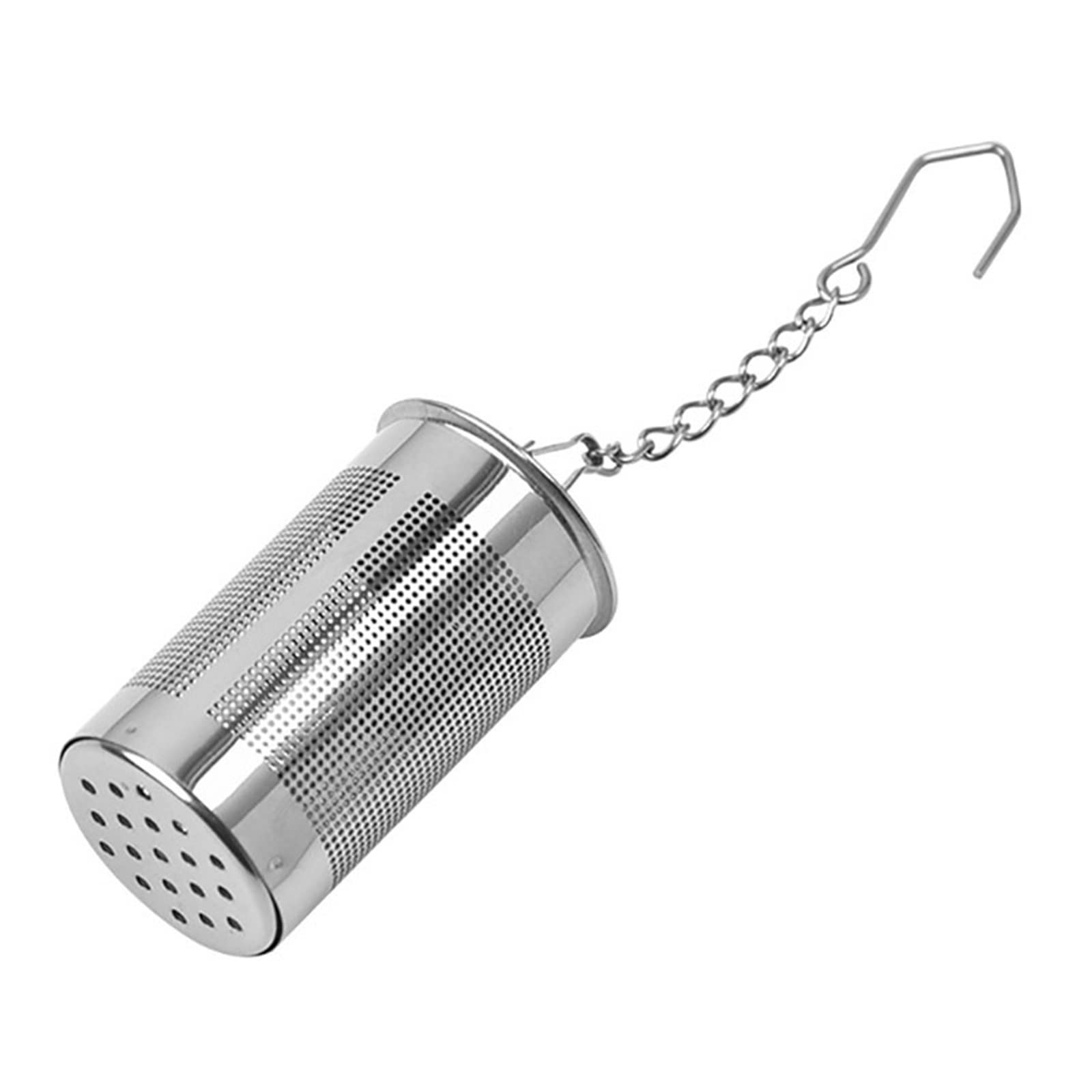 Colador de té cilíndrico multifuncional de acero inoxidable colgante accesorios de cocina filtro de especias de té